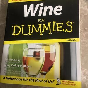 Wine For Dummies Book Beginner Wine Guide Tasting Basics Y2K